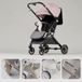 StarTech Sakura roze Reisbuggy - Standaard kinderwagen - Opvouwbaar - Omkeerbare zitting - Opvouwen met één hand - Schokdempende wielen - Geschikt voor 0-1 jaar, maximaal 20 kg