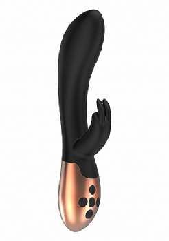 Elegance - Heating Rabbit Vibrator - Opulent - Black
