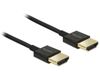 DeLOCK câble HDMI 1 m Noir