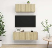Maison Exclusive - Ensemble de meuble TV 2 pièces Chêne Sonoma Bois d'ingénierie