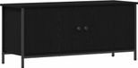 Meuble TV chêne noir 100 x 35 x 45 cm