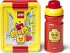 LEGO Lunchset Iconic Girl - Polypropyleen - Rood