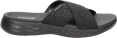 Skechers Go Walk dames slipper - Zwart - Maat 37