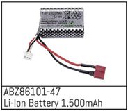Absima Li-ion accupack 7.4 V 1500 mAh Aantal cellen: 3 T-bussen