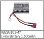 Absima Li-ion accupack 7.4 V 1500 mAh Aantal cellen: 3 T-bussen