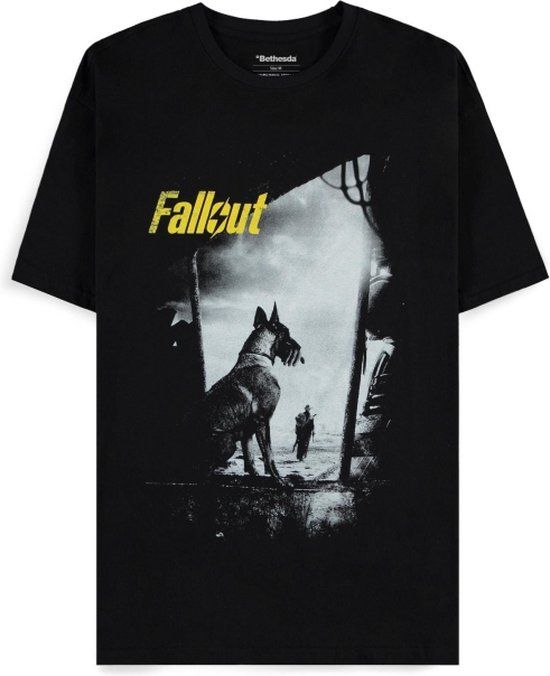 Fallout Dogmeat Heren T-shirt - Zwart - XXL