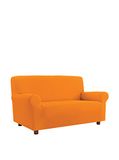 Più bello Bielastische bankovertrekken, oranje, polyester, 1 plaats