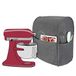 Luxja Afdekhoes voor KitchenAid keukenmachine, anti-stofafdekking voor KitchenAid keukenmachine en accessoires (geschikt voor 5,6 - 7,5 liter KitchenAid keukenmachine), grijs