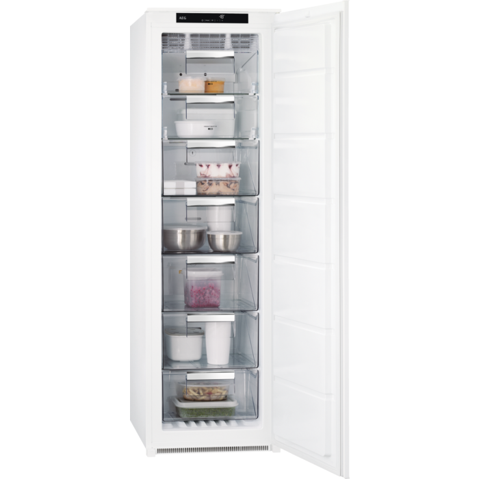 AEG ABE818E6NS - Vrijstaande Vrieskast - 204L - Wit