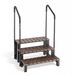 VEVOR Spa ladder met armleuningen, 3 treden, 82 cm breed