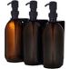 Distributeur de savon noir fixation murale avec trois