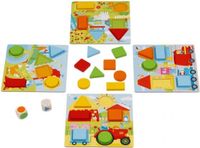 Goki Educatief speelgoed geometrische vormen - kleurrijk karton