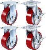 Vevor 4 Stuks 6 x 2 Inch Zwenkwielen