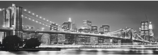 KOMAR Behang Brooklyn Bridge fotobehang