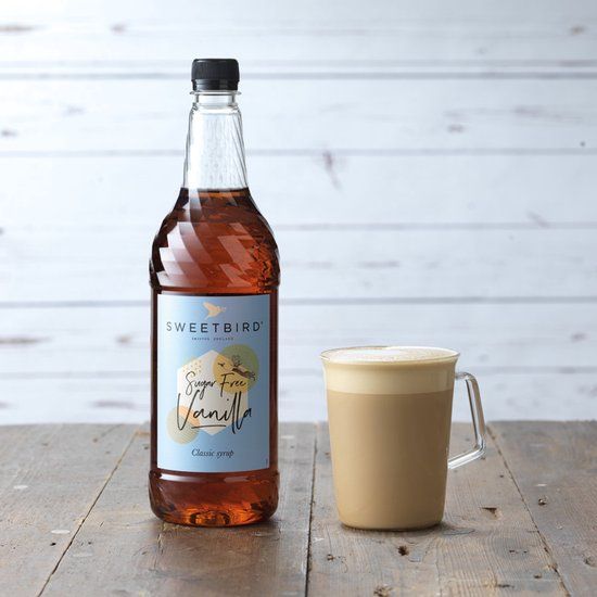 Sweetbird Koffiesiroop Sugar-Free Vanilla, 1 l
