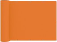 vidaXL Balkon Privacy Scherm 150 x 700 cm Stof met PU-coating Oranje