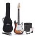 Gear4music 3/4 LA Elektrische Gitaar, Sunburst, + 10W Gitaarversterker & Accessoireset