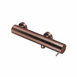 Qisani Flow thermostatische opbouwdouchekraan Geborsteld Copper 25607.05