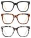 Omgoods - Set de 3 verlichtingsglazen Retro Leest avec blocage de lumière bleue