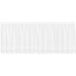 Rideau en dentelle floral blanc 120 x 400 cm polyester
