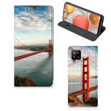 Samsung Galaxy A42 Book Case Book Cover Golden Gate Bridge