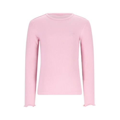 NONO longsleeve roze rib gebreid