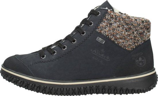 Rieker Veterschoenen Hoog - blauw - Maat 37