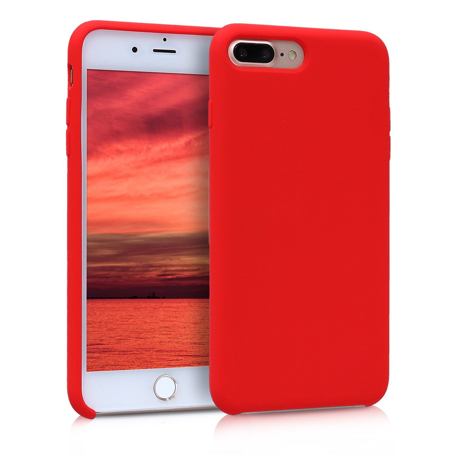 kwmobile iPhone 7 Plus / 8 Plus Case - Red TPU Cover
