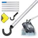 Crochet pour robot de piscine - Crochet d'aspirateur - 5 tiges en aluminium - ABS