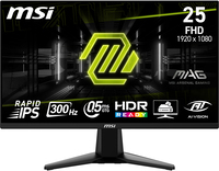 MSI MAG 255XF - 24.5 inch Full HD (1920x1080) Gaming Monitor - 300Hz, 0.5ms, IPS