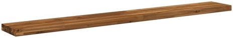 vidaXL Tafelblad Rechthoekig Glas Naturel 140 x 20 x 3 cm