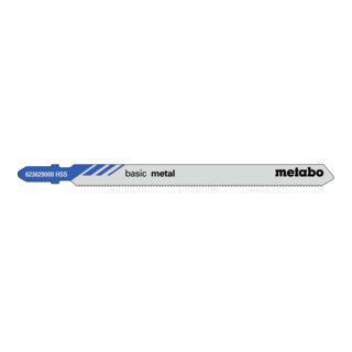 Metabo Metabo 5 decoupeerzaagbladen "basic metal" 106/ 1,2 mm, HSS Aantal:25