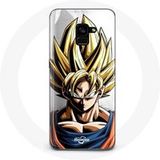 Maniacase Hoesje voor Samsung Galaxy A8 Plus Goku Wall Dragon Ball Super