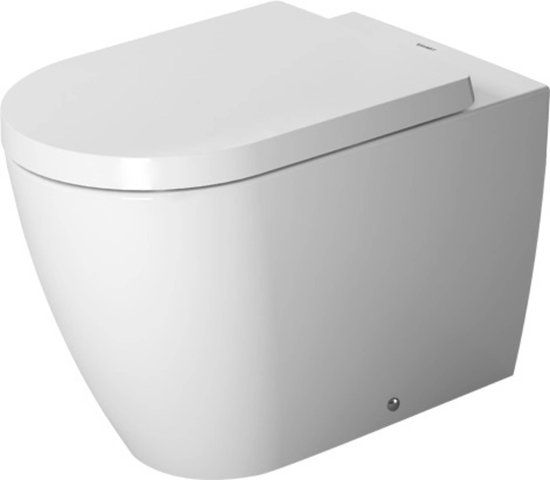 Duravit ME by Starck Staand toilet Back-to-Wall HygieneGlaze Wit