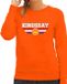 Bellatio Decorations Shoppartners Bv Koningsdag sweater Kingsday - oranje - dames - koningsdag outfit / kleding L