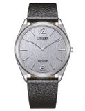 Citizen Suratto AR3120-16A Horloge - Leer - Zwart - Ø 38 mm