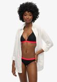 Superdry Elastische triangelbikinitop Dames Zwart