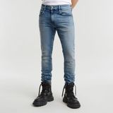 G-Star Revend FWD Skinny Jeans Heren 31/32 Katoen/Elastaan antique faded ripped icecap