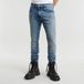 G-Star Revend FWD Skinny Jeans Heren 31/32 Katoen/Elastaan antique faded ripped icecap