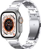 By Qubix Titanium Band Zilver Geschikt voor Apple Watch 38mm / 40mm / 41mm / 42mm