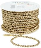 Halbach Koordlint goud 4mm 25m