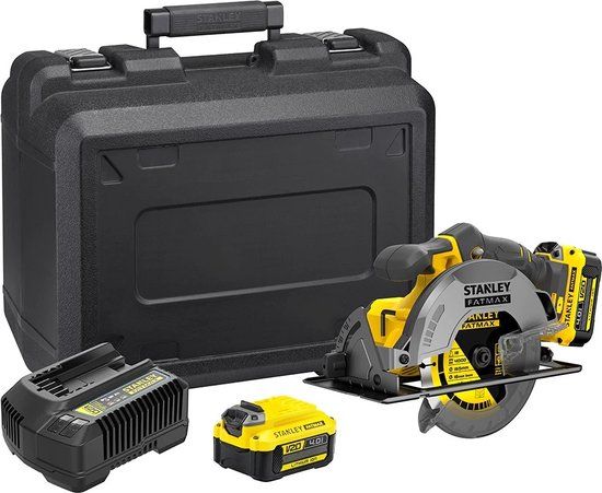 Stanley SFMCS500M2K FATMAX® V20 Accu Cirkelzaag 165mm 18V 4.0Ah - Inclusief 2 Accu's en Koffer