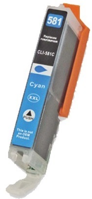 Huismerk inktcartridge voor Canon CLI-581C XXL cyaan