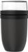 Mepal Lunchpot XL Ellipse - 750 + 300 ml - Yoghurtbeker en Mueslibeker to go - Nordic Black