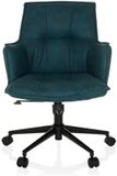 hjh LIVING Bureaustoel SOLAO LIFE Stof Donkerblauw