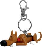 Plastoy Rataplan - De hond van Lucky Luke - Liggend - sleutelhanger - 6 cm