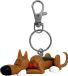 Plastoy Rataplan - De hond van Lucky Luke - Liggend - sleutelhanger - 6 cm