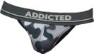 ADDICTED Maillot de bain push-up en maille camouflage Multipack 1 x Charcoal + 1 x Navy + 1 x Camouflage - S
