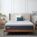 LUCID 3 Inch Bamboe Houtskool Memory Foam Matras Topper - Twin