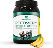 Natusport Recovery Sport Shake - Hersteldrank - 5:1 Koolhydraten Eiwitten - Whey Protein met BCAA's - Banaan - 750g
